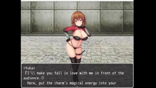 orange haired naughty girl steps on hero cock – hentai